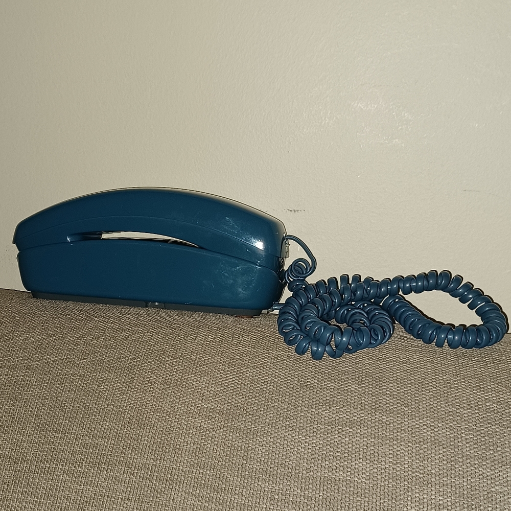 Pactel Trim Phone for Corded Landline Blue Cornflower